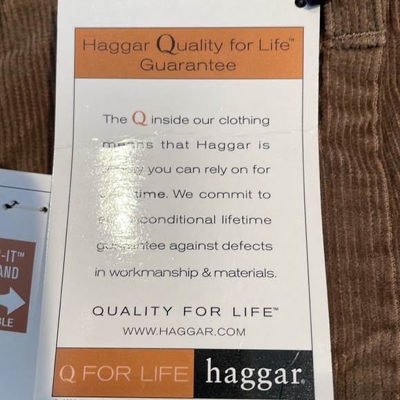 NWT Haggar || Go-To-Corduroys Classic Fit Pants; Size 40W X 31L - Picture 11 of 15